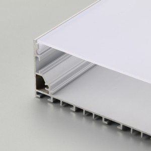 Προφίλ αλουμινίου LED με επίπεδο διάκενο PC για επίπεδη λωρίδα LED