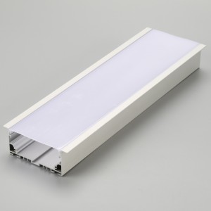 Led προφίλ αλουμινίου PC διαχύτη / επίπεδη μορφή