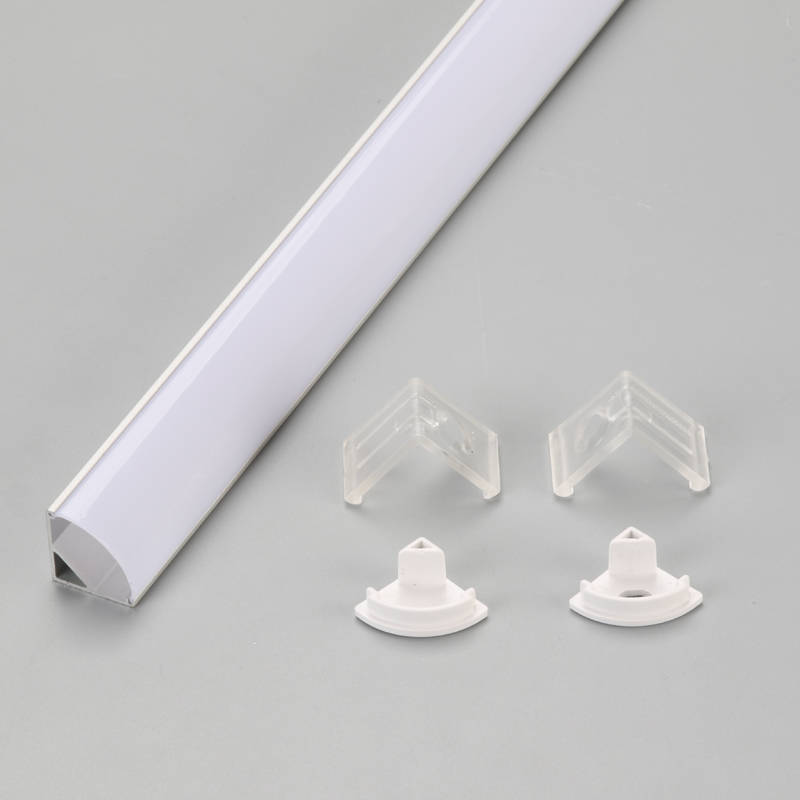 Γωνιακή εξώθηση αλουμινίου για προφίλ φωτισμού LED